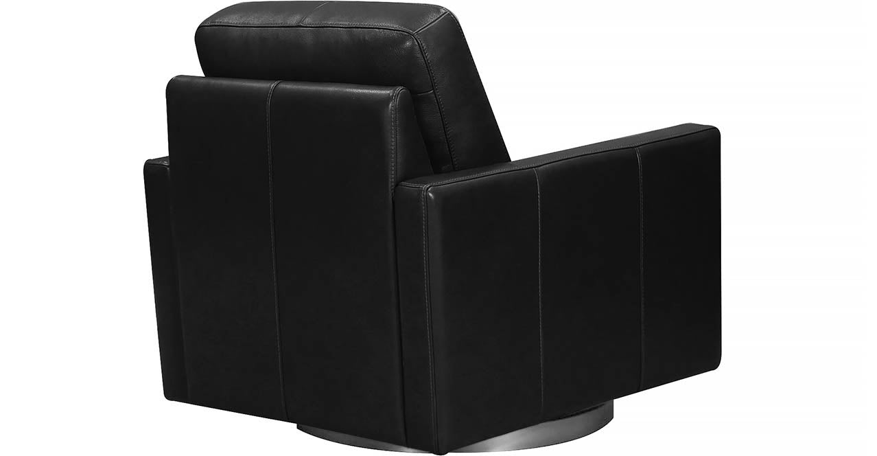 Ashby Swivel Leather Chair